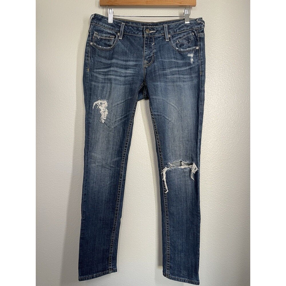 Vigoss The Thompson Tomboy Skinny Jeans Size‎ 29/27 Blue Stretch Denim Low Rise